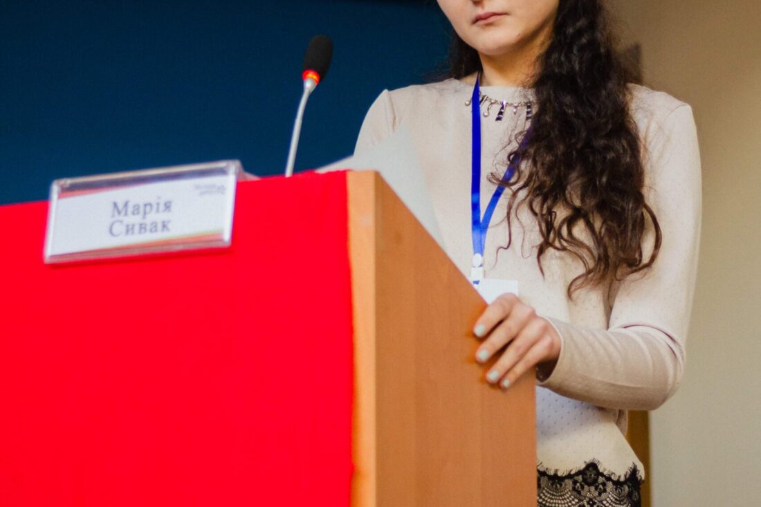 Фіналістка національного дебатного турніру «Молодь дебатує» — Марія Сивак, м.Тернопіль